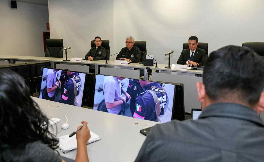 Presentación de resultados de operativos en el Edomex / Foto: Especial