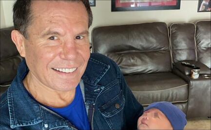 Julio César Chávez presume a su nieto y se burla del Junior