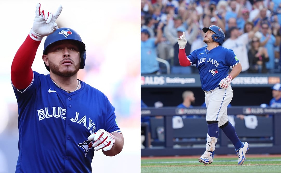 El tijuanense Alejandro Kirk le pegó dos cuadrangulares a los Yankees de Nueva York | FOTOS: AFP/AP