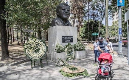El busto de Colosio en Polanco, al que solo le llevan flores tres veces al año