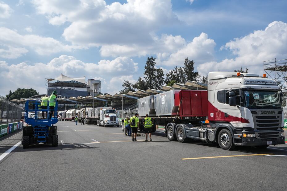 Llegada de la F1 al Autódromo Hermanos Rodríguez para el GP de México 2025 / Foto: Cortesía