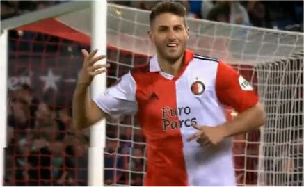 VIDEO: Santiago Giménez anota su tercer gol en la Europa League