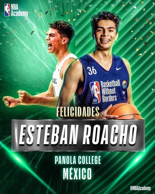 Mexicano que estuvo en la NBA Academy jugará en Estados Unidos