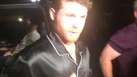 Canelo llega con hambre de triunfo a Las Vegas