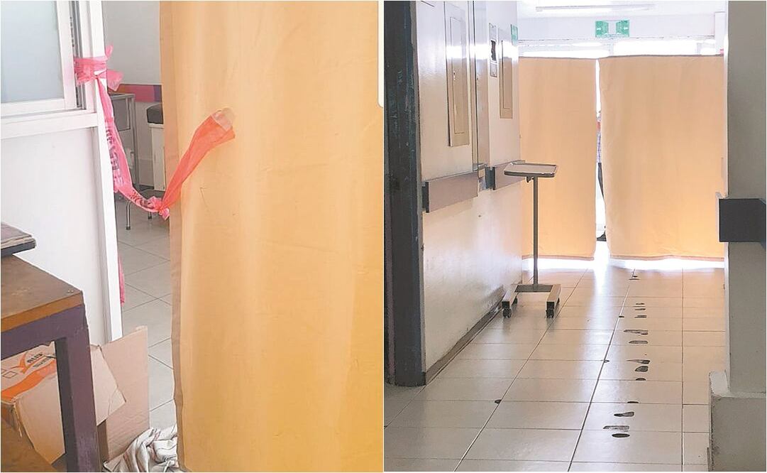 Aspectos de un hospital en Morelos, Cuernavaca, el cual, según denuncian estudiantes de Medicina, no tiene infraestructura para casos de Covid-19. Foto: FOTOS: CORTESÍA