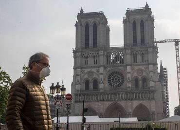 Coronavirus limita la reconstrucción de Notre Dame