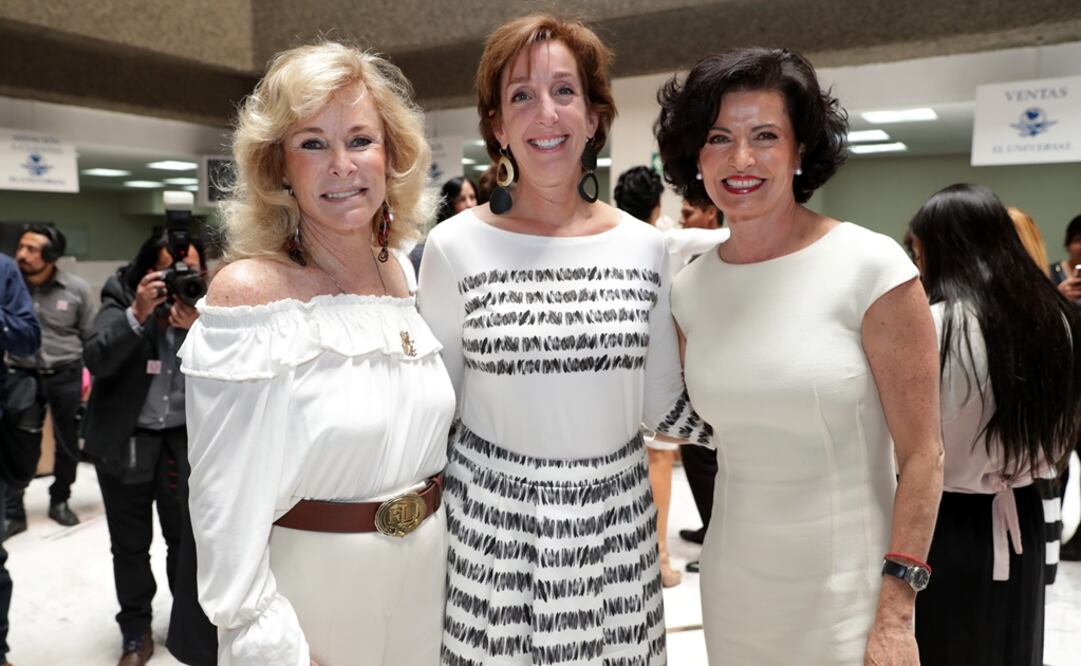 Al encuentro acudieron entre otras personalidades Stephie Fastlitch, Roberta Jacobson y Gaby Vargas. /Juan Boites - EL UNIVERSAL