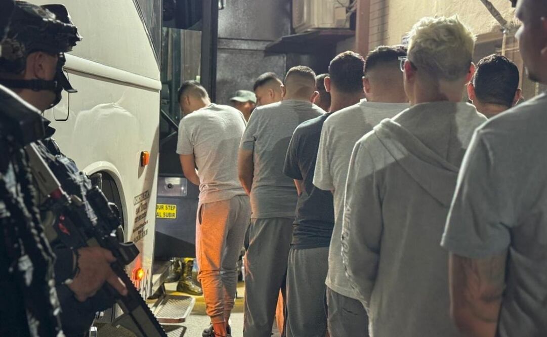 Traslado de reos. Foto: Especial