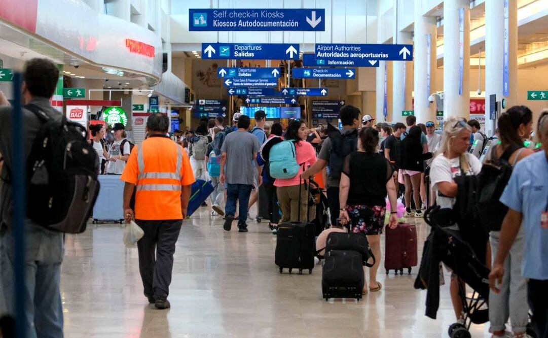 Bajo la gestión de la gobernadora Mara Lezama Espinosa en la Nueva Era del Turismo se alcanzó la cifra más alta de operaciones aéreas con 765 vuelos programados en los cuatro aeropuertos internacionales. (28/12/24) Foto: Especial