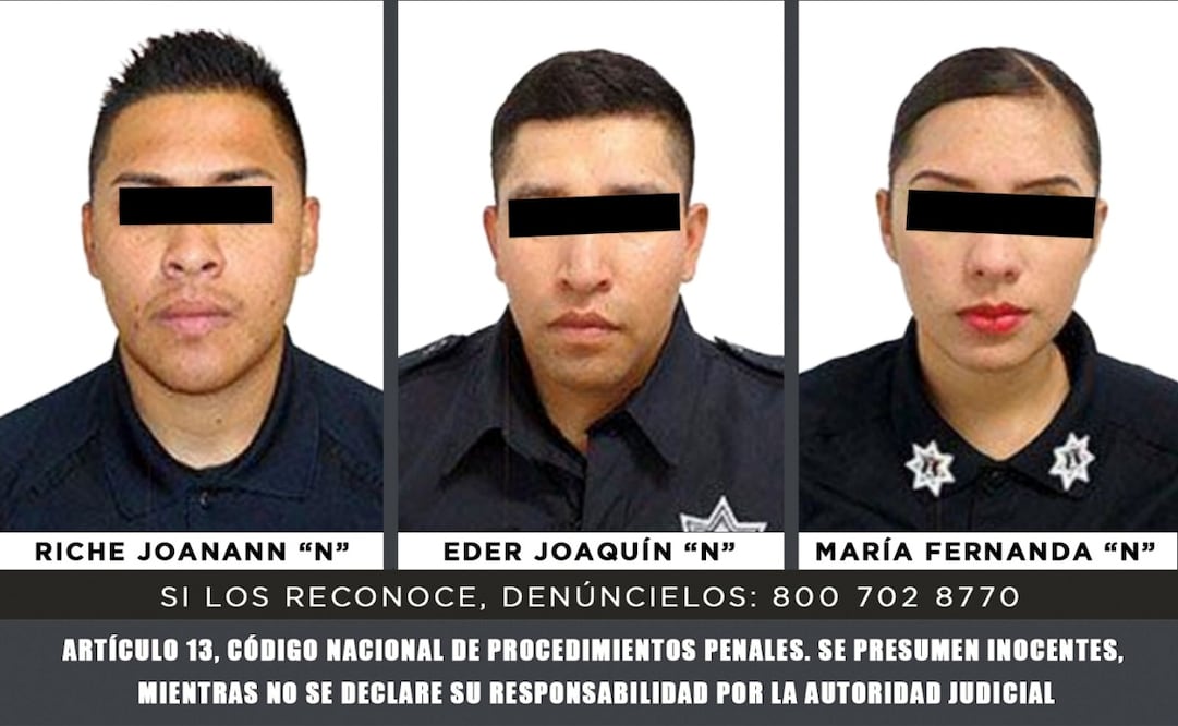 Vinculan a proceso a tres policías de Naucalpan. Foto: especial