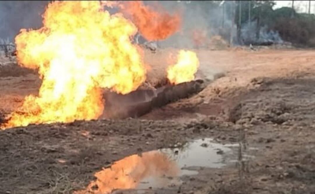 Reportan explosión de ducto propiedad de Pemex en Chiapas (20/10/2025). Foto: Captura de pantalla