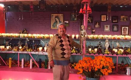 Una megaofrenda para todos los muertos de la ruta