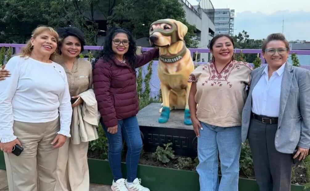 Clara Brugada presume Calzada Flotante a diputados de Morena; destacan parque elevado rumbo al Mundial 2026. Foto: Especial