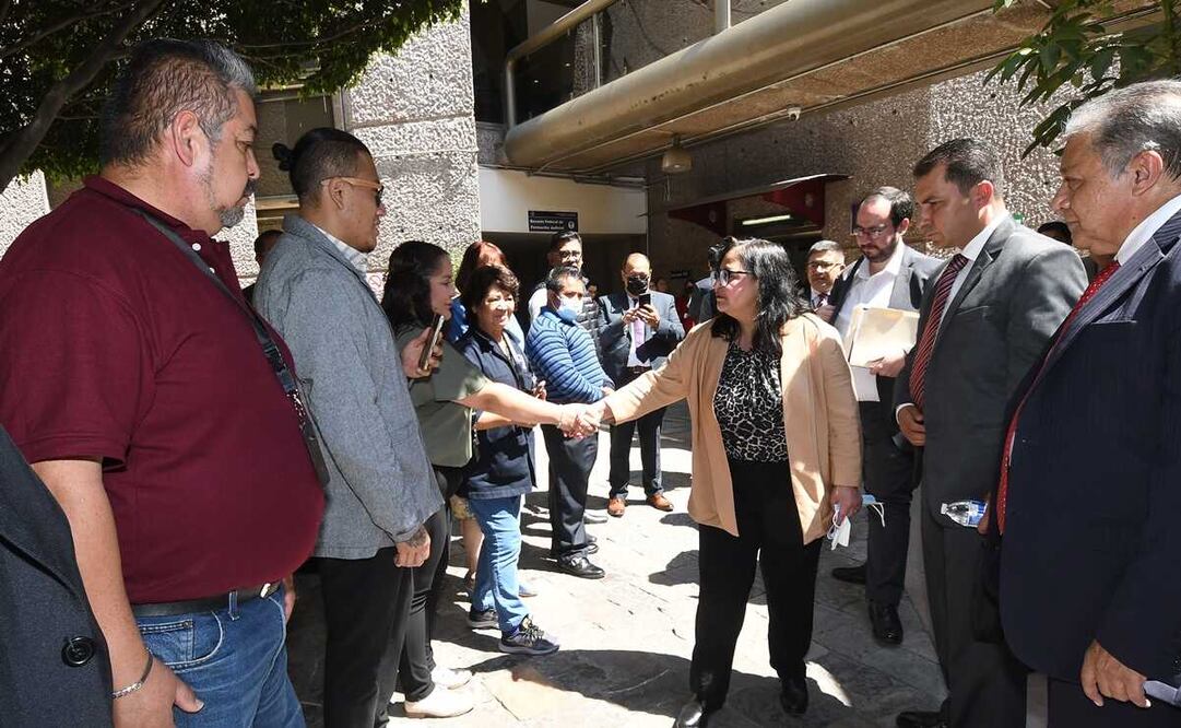 La ministra recorrió las instalaciones del edificio sede de San Lázaro y visitó diversos órganos jurisdiccionales. Foto: Tomada de Twitter @SCJN