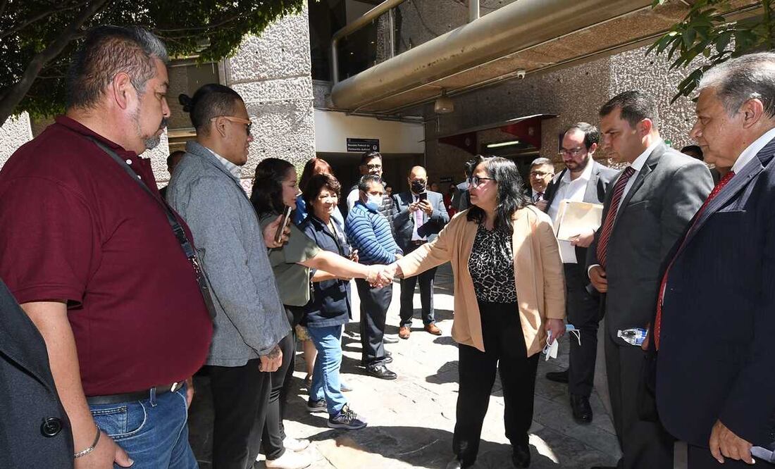 La ministra recorrió las instalaciones del edificio sede de San Lázaro y visitó diversos órganos jurisdiccionales. Foto: Tomada de Twitter @SCJN