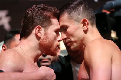 Enfrentamientos anteriores de Canelo y Golovkin 