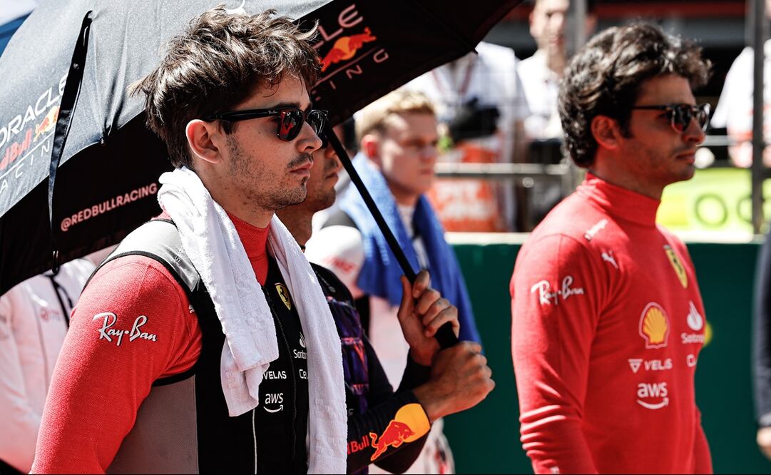 EL CAOS DE FERRARI EN EL GP DE AZERBAIYÁN - FOTO: EFE