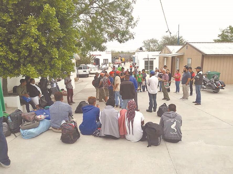 Migrantes en Reynosa, Tamaulipas, dicen que Joe Biden puede ser una opción de cambio. Foto: SANDRA TOVAR. EL UNIVERSAL