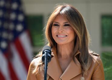 Melania Trump regresa a la Casa Blanca tras operación