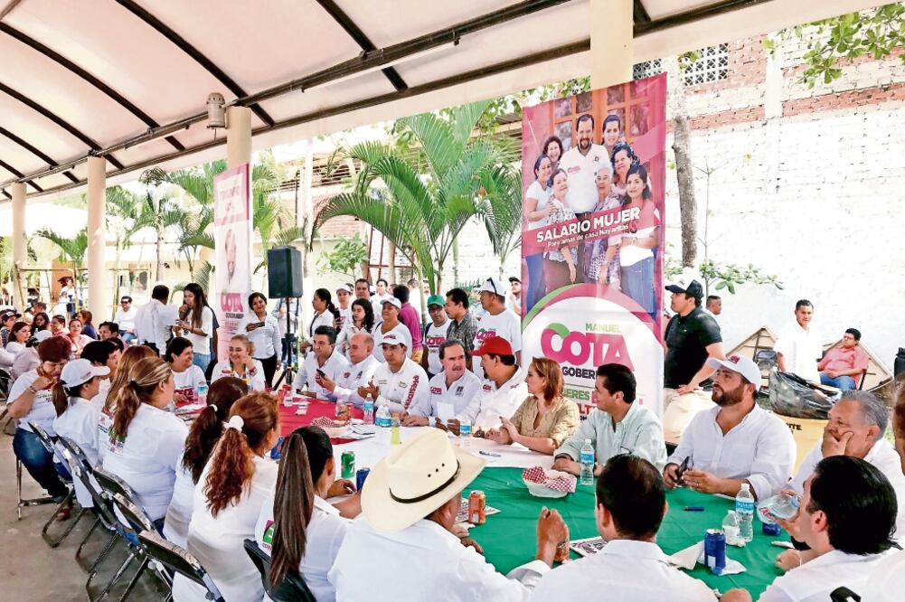 El grupo de senadores priístas, encabezados por Emilio Gamboa Patrón, respaldaron al abanderado del PRI y afirmaron que Nayarit merece un gobernador como Cota Jiménez, un hombre cercano a la gente. (ESPECIAL)