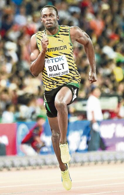 La estrella jamaicana se había lasimado el muslo izquierdo (LI GANG. XINHUA)