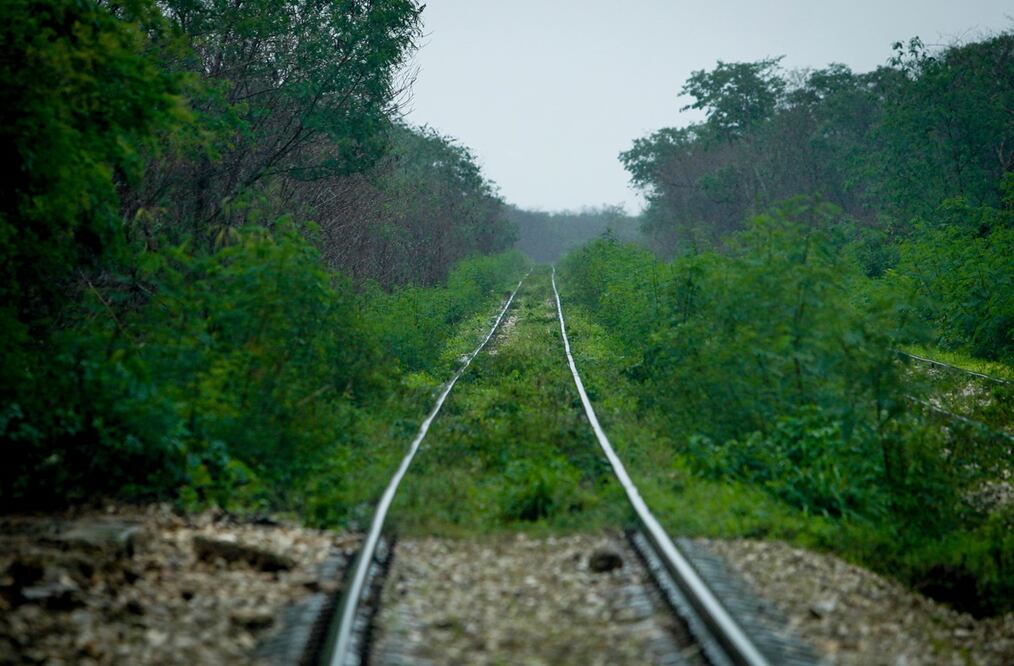Construcción del Tramo III del Tren Maya. Foto: El Universal / Diego Simón Sánchez, archivo