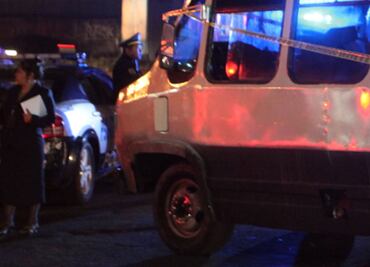 Asalto a microbús en Peralvillo deja un herido