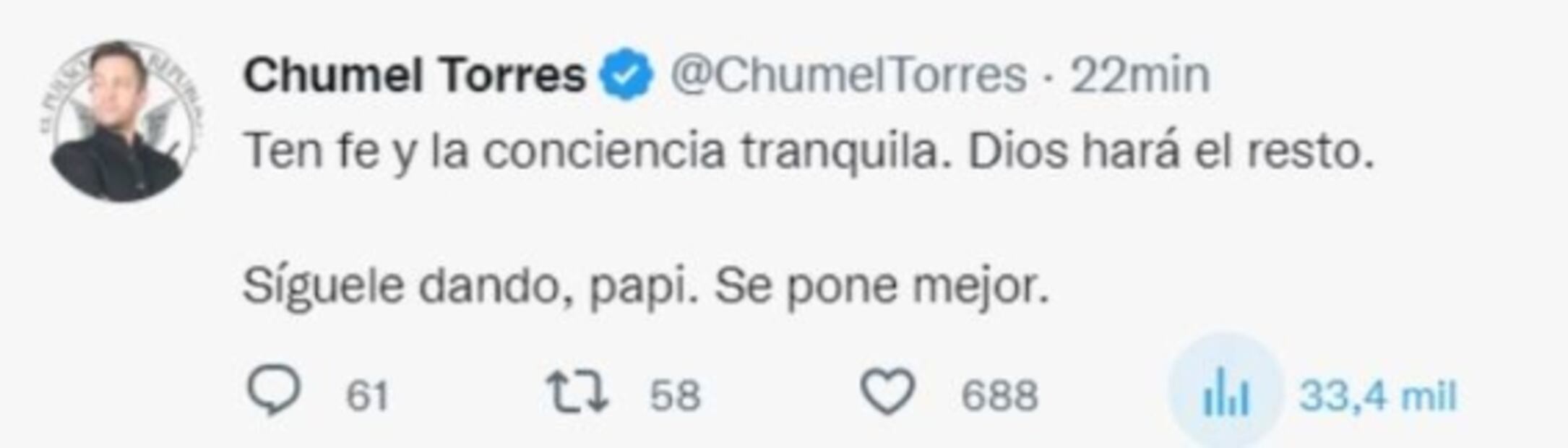 Chumel Torres responde a demanda de Gloria Trevi: "Dios hará el resto"