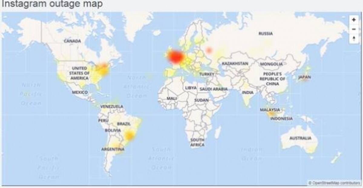 Se caen Facebook e Instagram