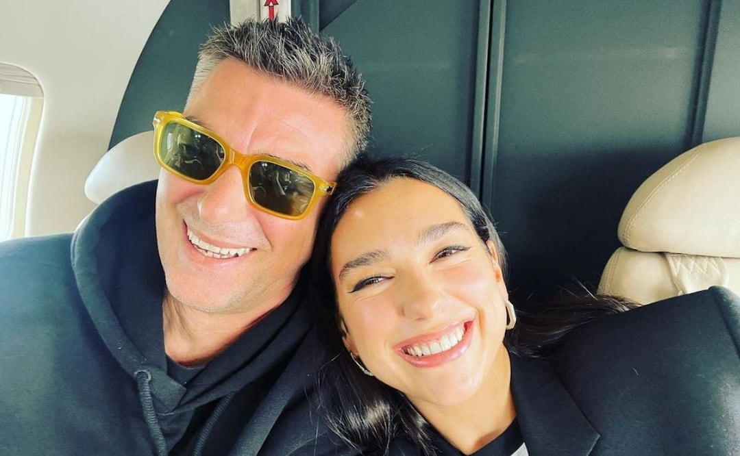 Dua Lipa y su padre. Fuente: Instagram @dukagjinlipa