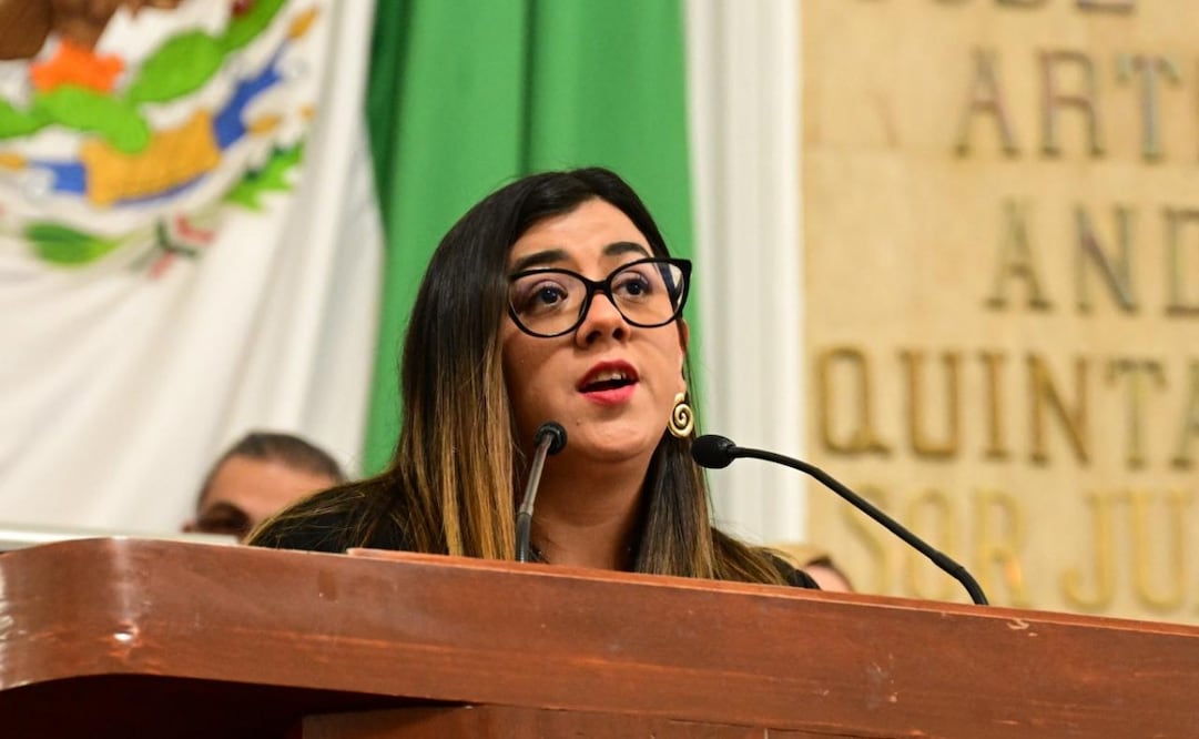 Daniela Álvarez, diputada local del PAN, propuso que el trabajo comunitario al que se hagan acreedores las personas por distintas faltas administrativas, pueda hacerse en módulos legislativos.
Foto: Especial.