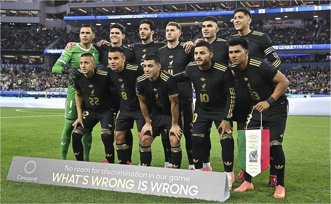 La Selección Mexicana que enfrentó a Canadá en las Semifinales de la Nations League. FOTO: IMAGO7
