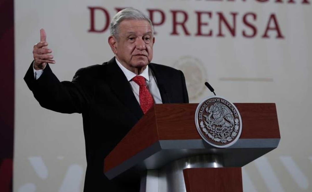 López Obrador refirió que la empresa no tiene los permisos para explotar el litio. Foto: Diego Simón Sánchez / EL UNIVERSAL