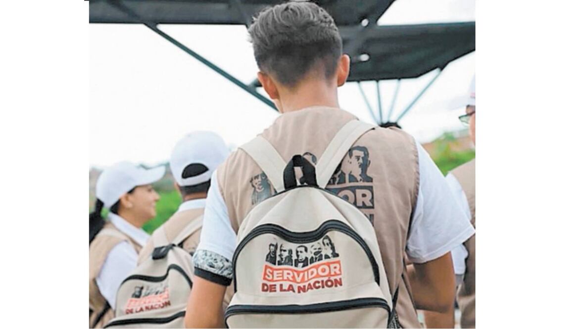 Los servidores de la nación promocionaron la imagen de la actual administración en su indumentaria, indicó el TEPJF. Foto/ARCHIVO EL UNIVERSAL