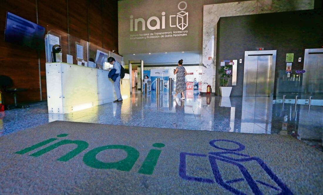 Instituto Nacional de Transparencia, Acceso a la Información y Protección de Datos Personales. Foto: Archivo EL UNIVERSAL
