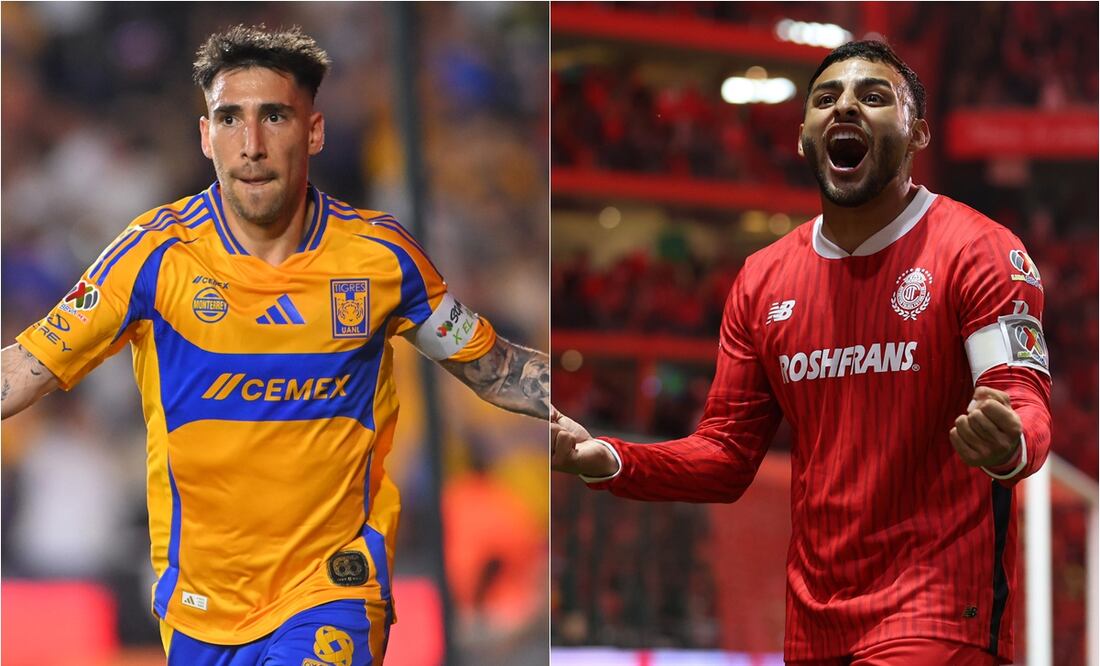 Tigres vs Toluca, la primera Semifinal del Clausura 2025. FOTO: ESPECIAL