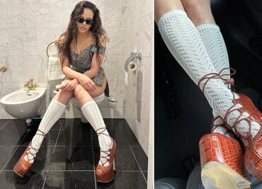 Rosalía luce los zapatos más extravagantes de la temporada