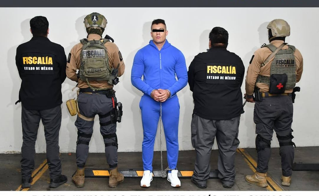 "El Deivid", líder de la célula criminal "La Chokiza". Foto: Secretaría de Seguridad y Protección Ciudadana (SSPC)