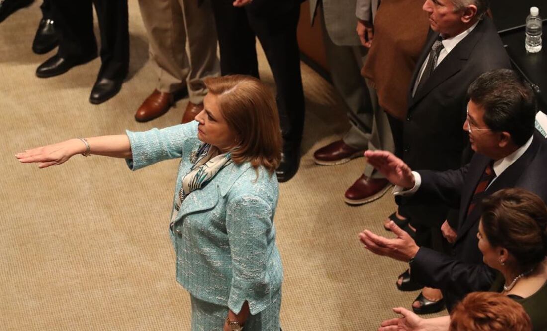 La funcionaria tomó protesta en su nuevo cargo. (Foto: Lucía Godínez / EL UNIVERSAL)