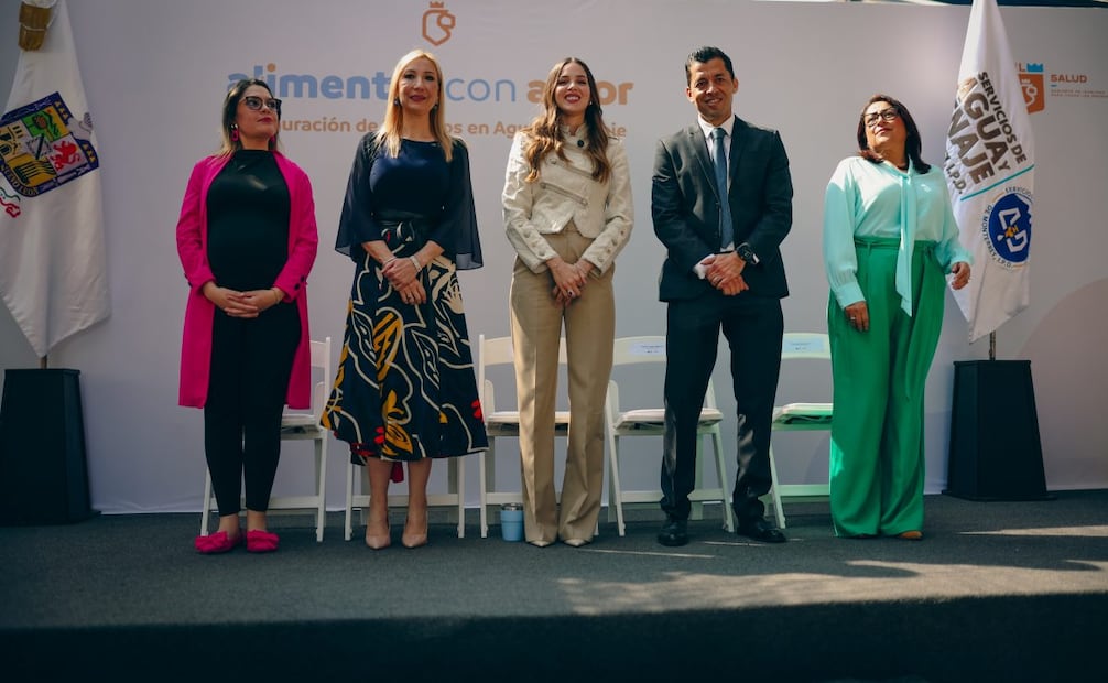 Mariana Rodríguez inaugura 4 lactarios en Monterrey; suman 132 espacios para apoyo a la lactancia.
Foto: Especial.