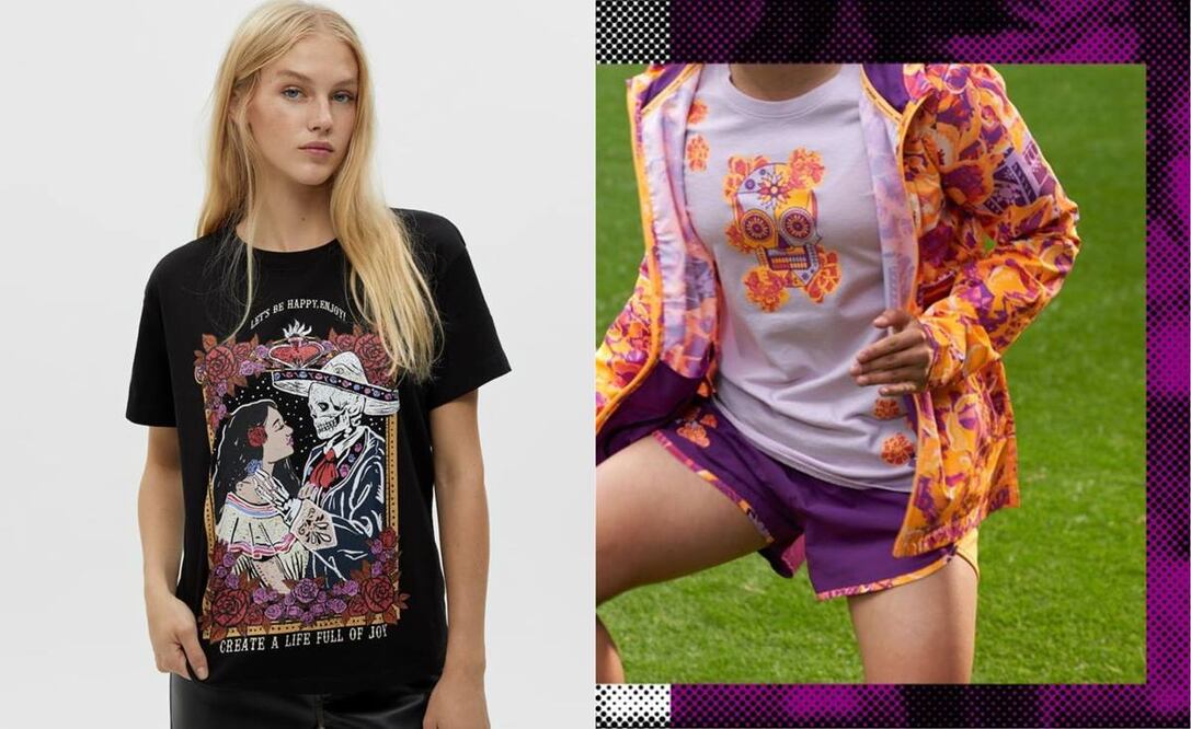 Algunas marcas presentaron sus colecciones de Día de Muertos / Fotos: Pull and Bear / Under Armour