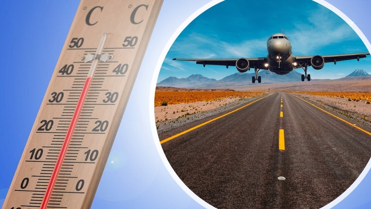 Los aviones también sufre los efectos de la ola del calor. Foto: Pixabay
