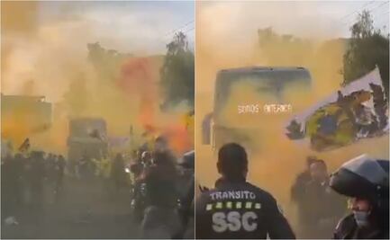 América llega al Estadio Azteca para la final de la Liga MX en medio de espectacular recibimiento