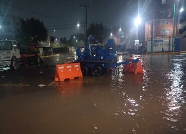 CAEM atiende encharcamientos en Cuautitlán Izcalli y Tultitlán tras lluvias