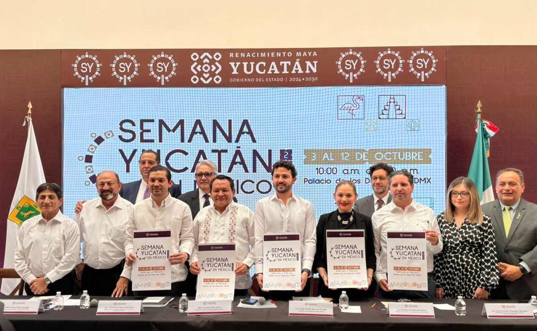 Gobernador de la entidad anuncia Semana Yucatán en México. Foto: Especial