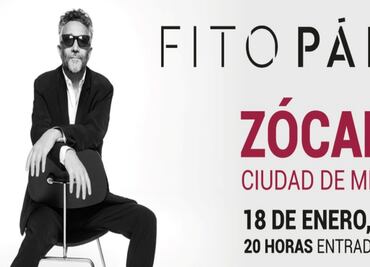 Fito Páez en el Zócalo: todo lo que tienes que saber sobre su concierto gratuito de este sábado