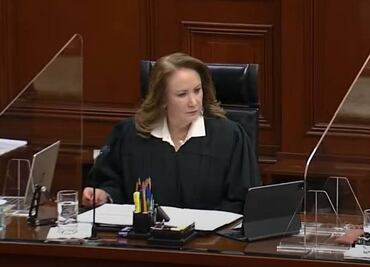 Tras fallo de la FES Aragón, ministra Esquivel Mossa participa en sesión de pleno de la Corte