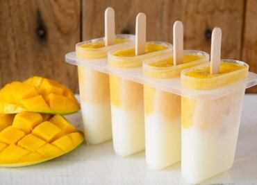 #Receta: paletas heladas de mango y yogur