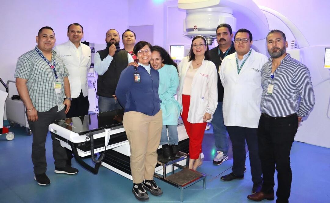IMSS Sonora realiza con éxito primera radiocirugía a una paciente en Ciudad Obregón (29/10/2025). Foto: Especial