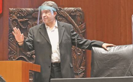 Monreal propone sesionar a distancia tras contagios de senadores